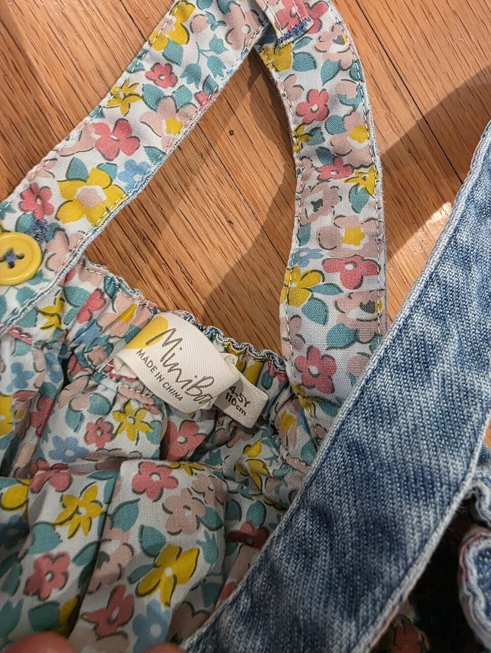 Mini Boden Denim Overall Dress